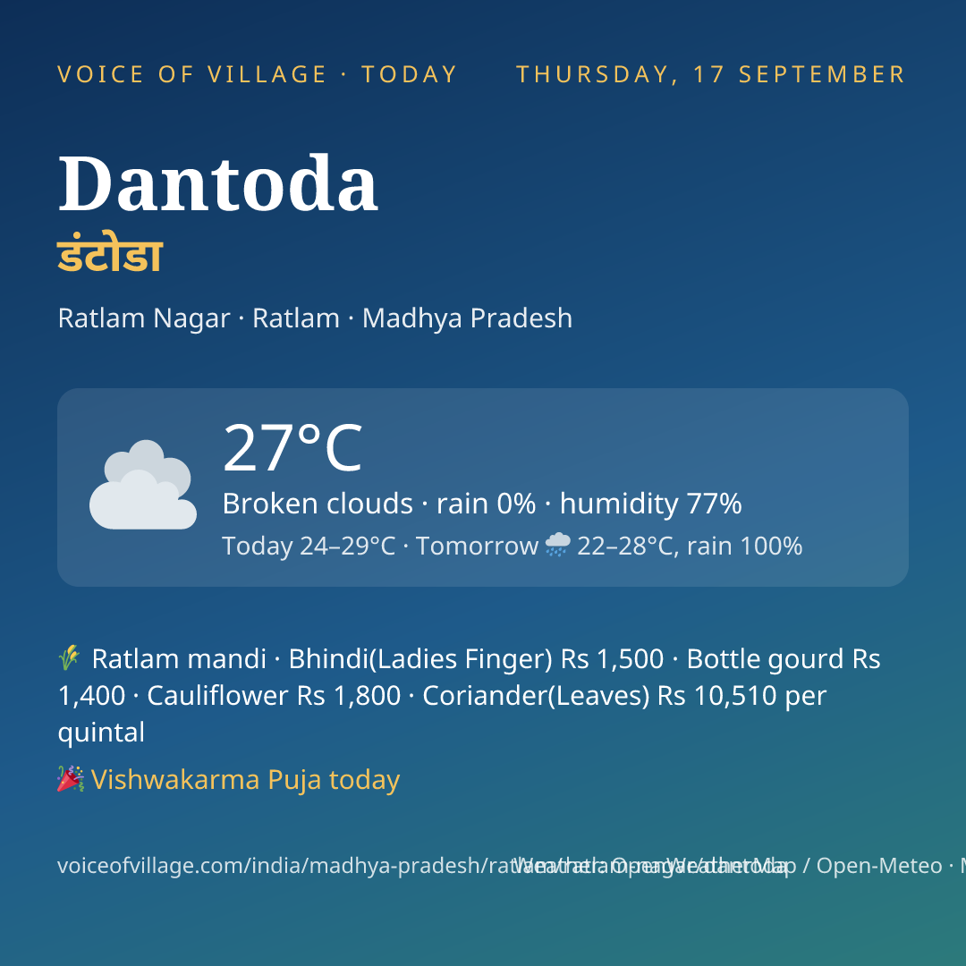 Dantoda today