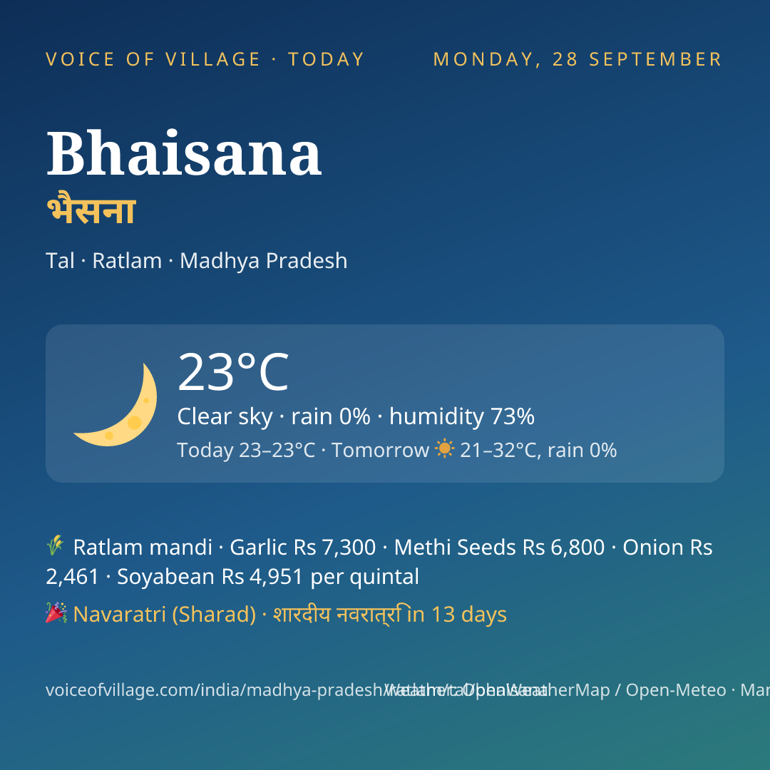 Bhaisana today