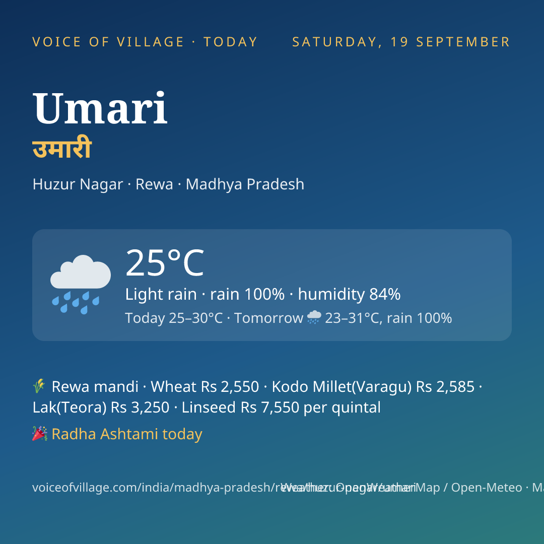 Umari today