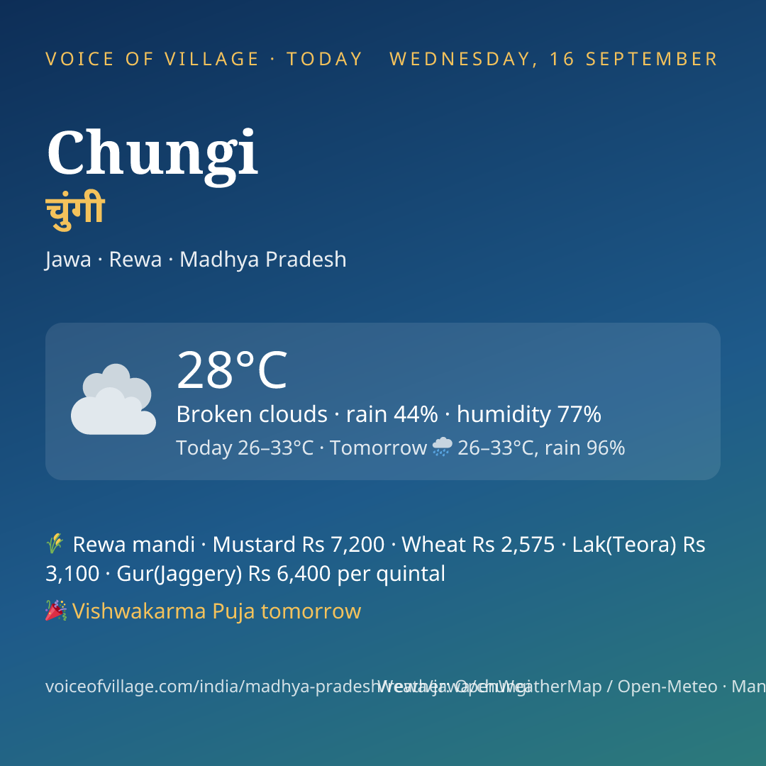 Chungi today