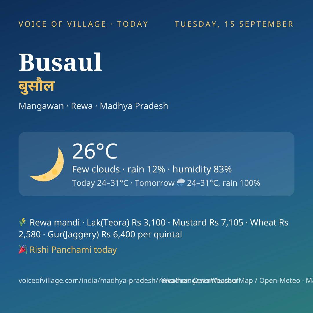 Busaul today