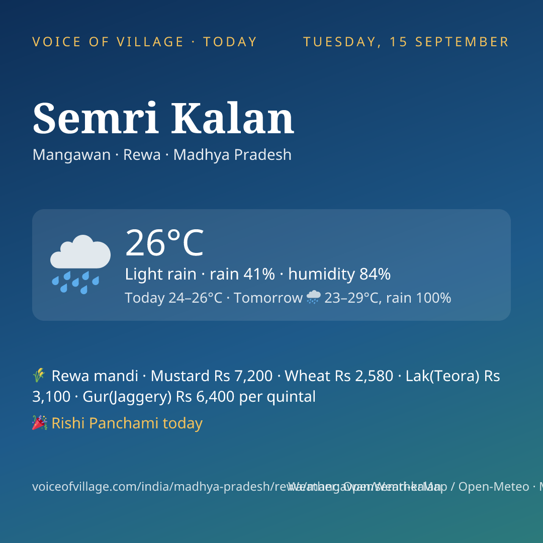 Semri Kalan today
