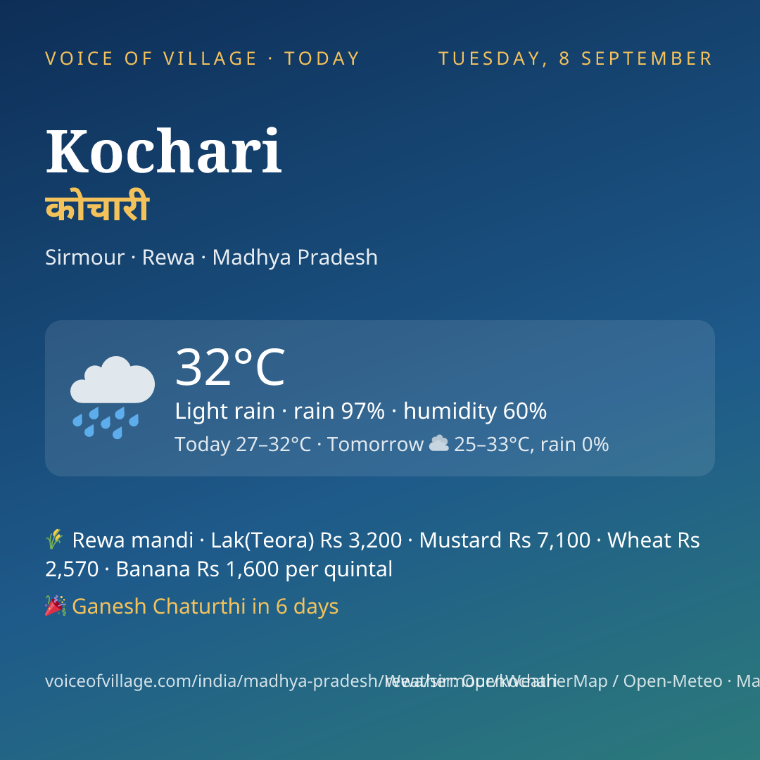Kochari today