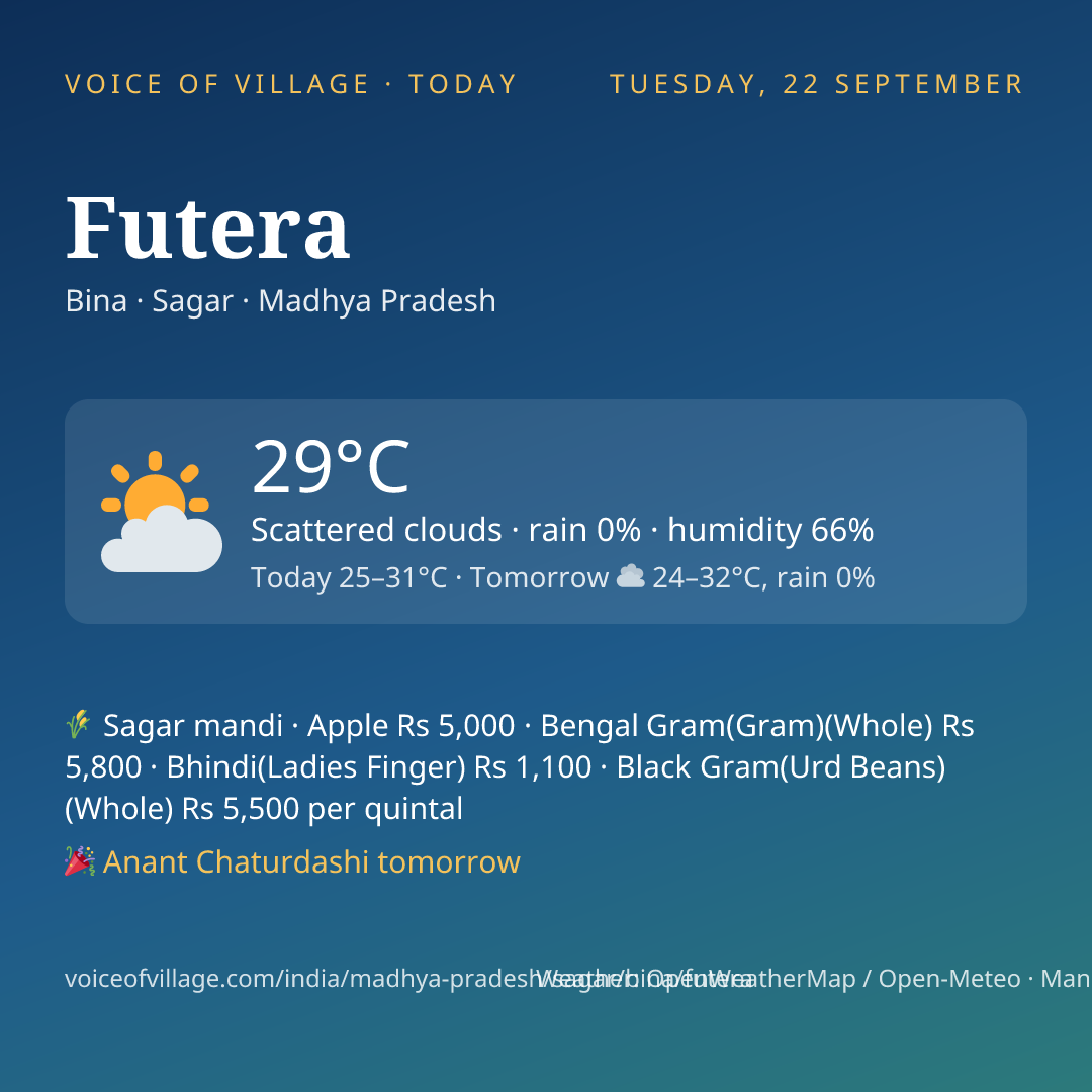 Futera today