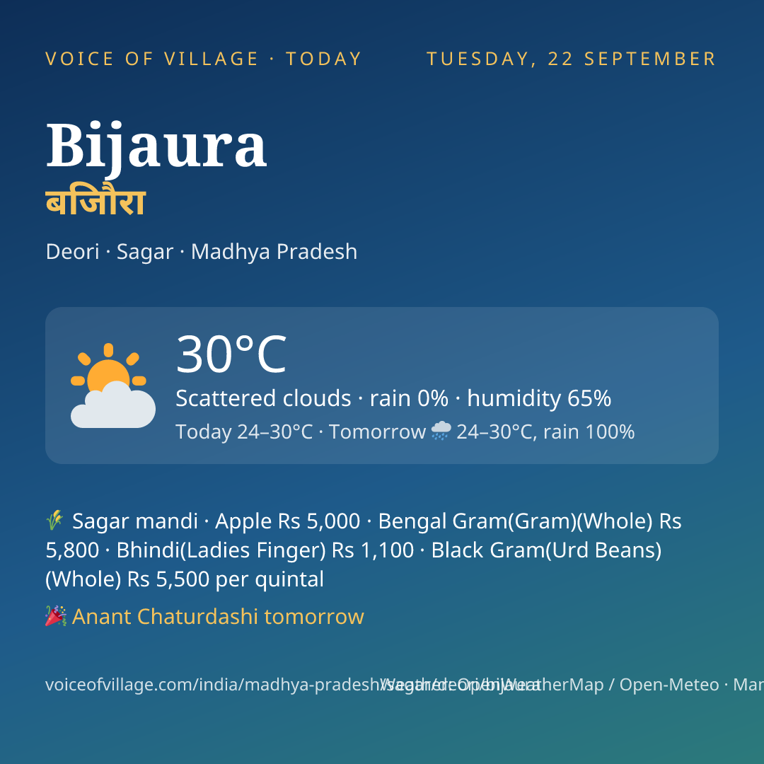 Bijaura today