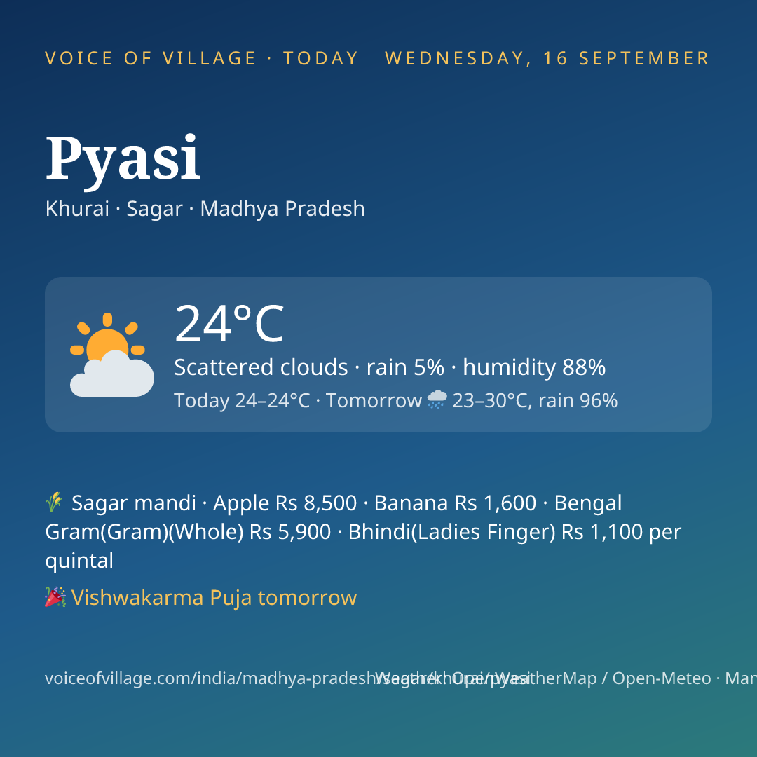 Pyasi today