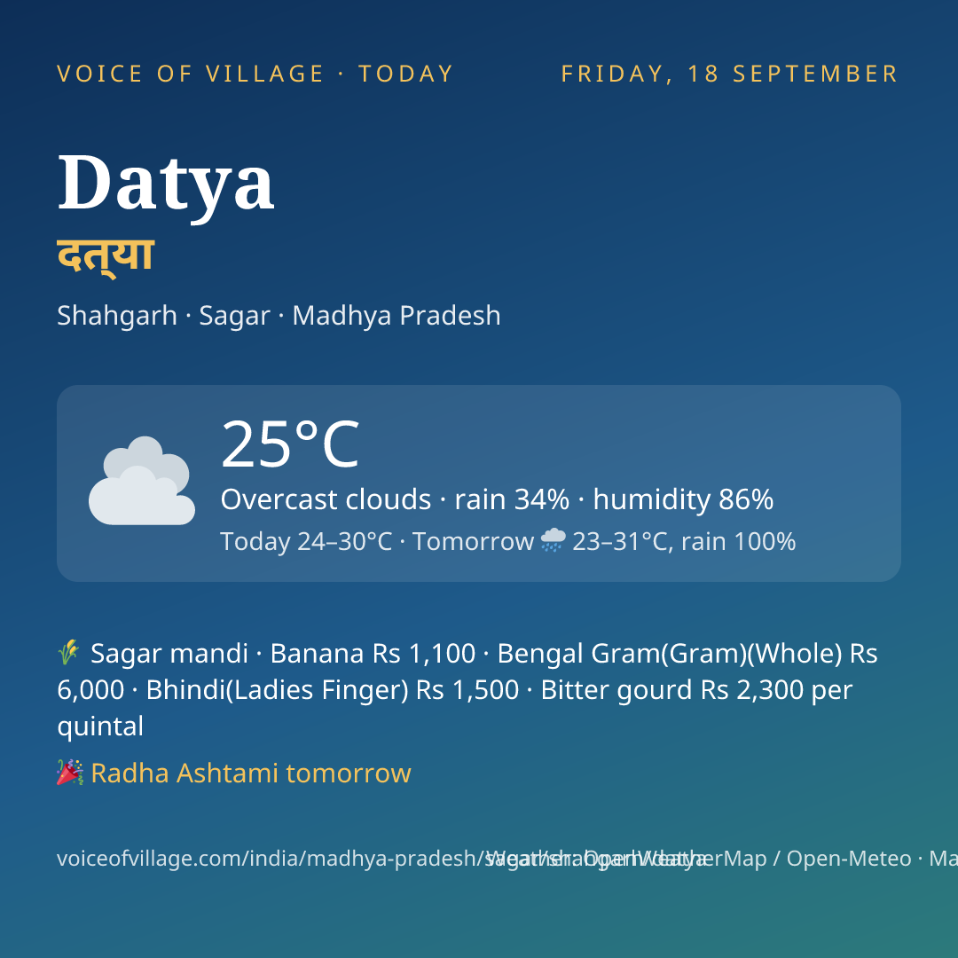 Datya today