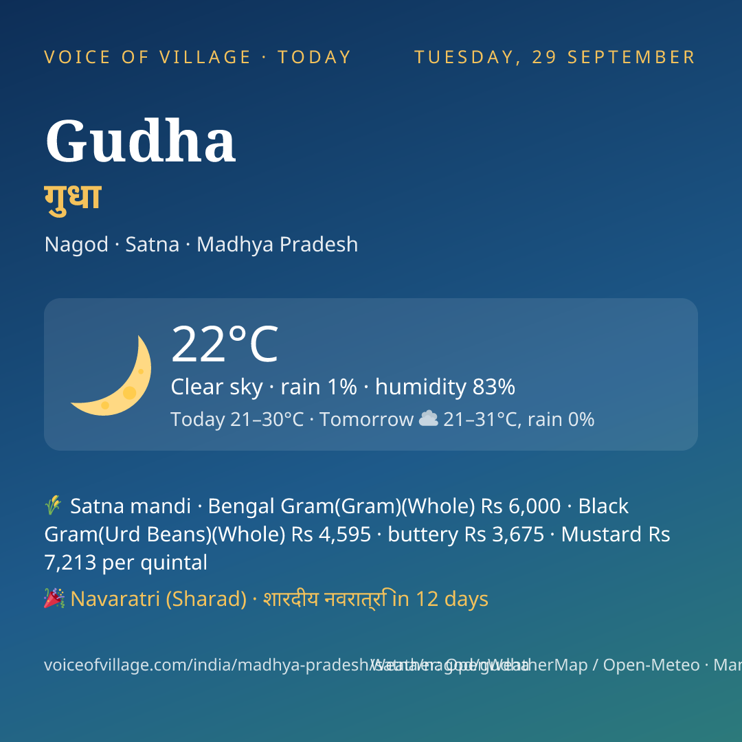 Gudha today