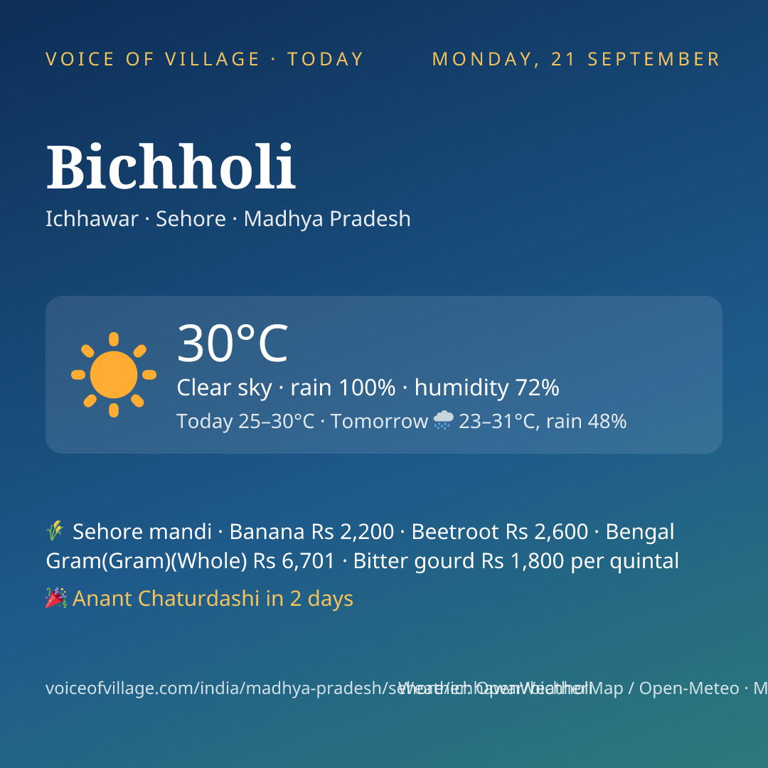 Bichholi today