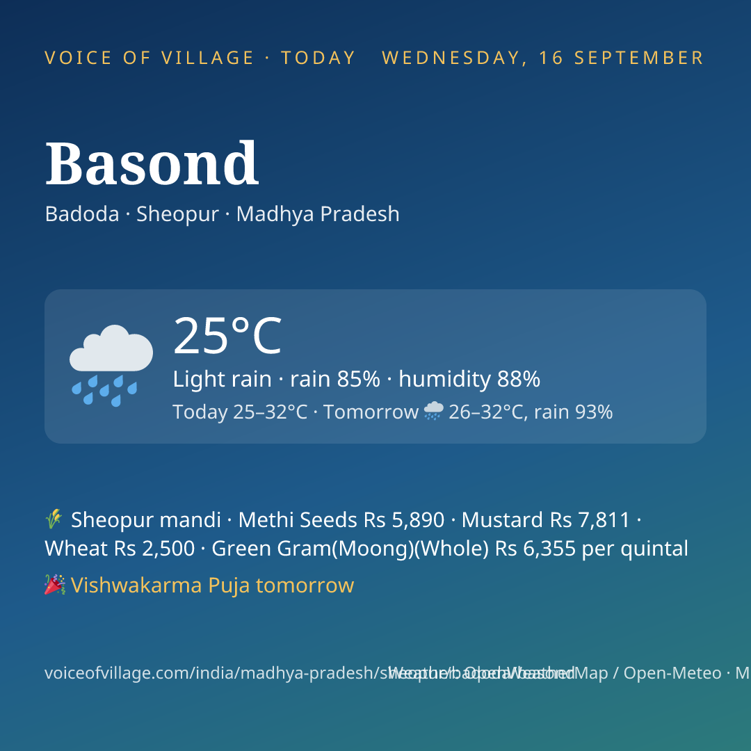 Basond today