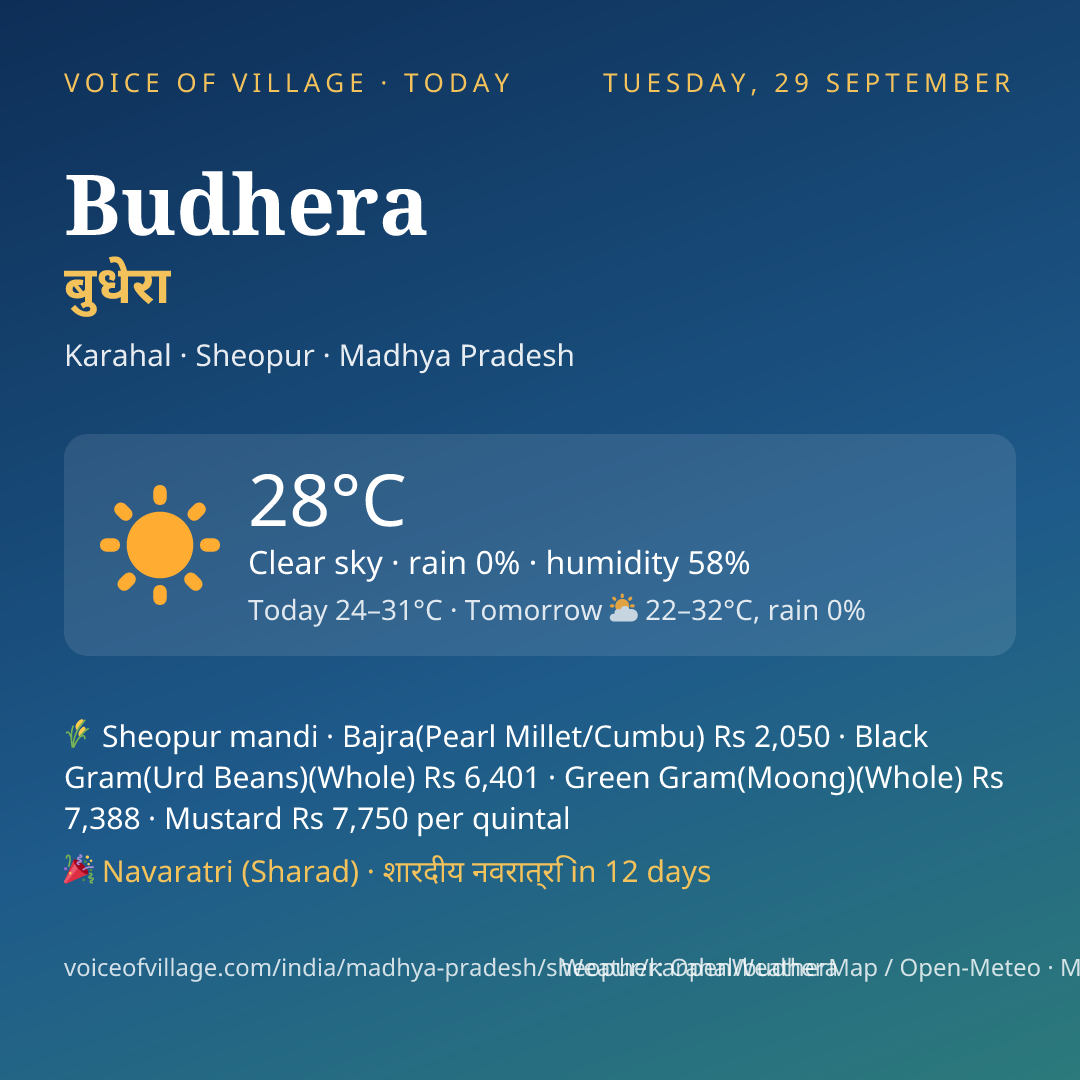Budhera today
