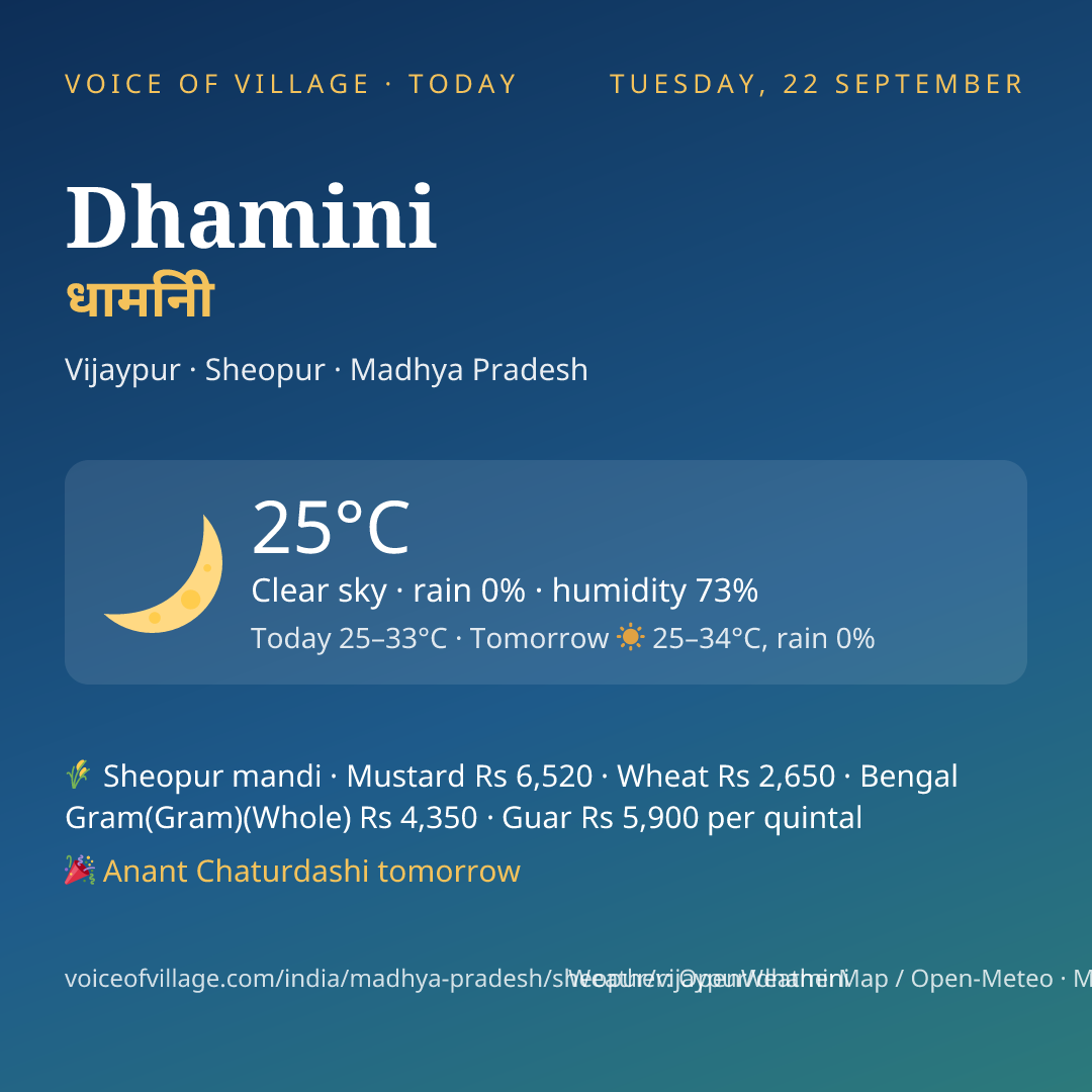 Dhamini today