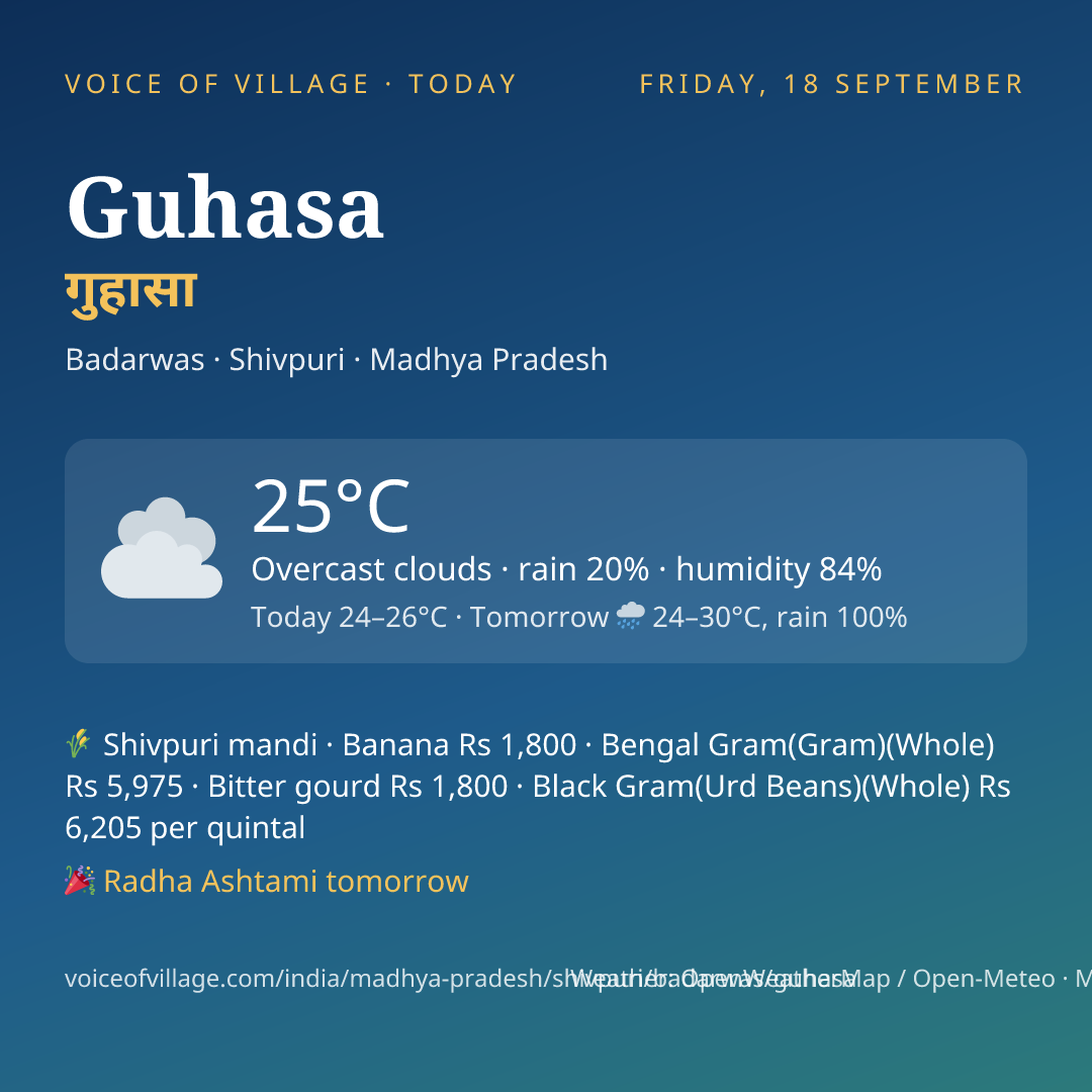 Guhasa today