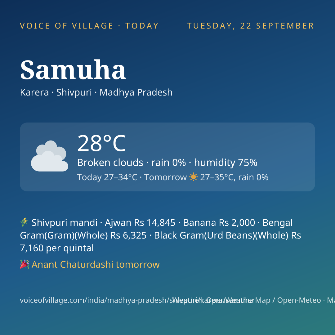 Samuha today