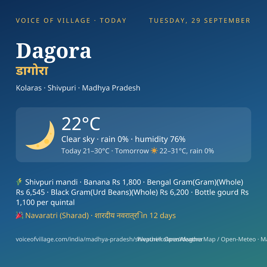 Dagora today