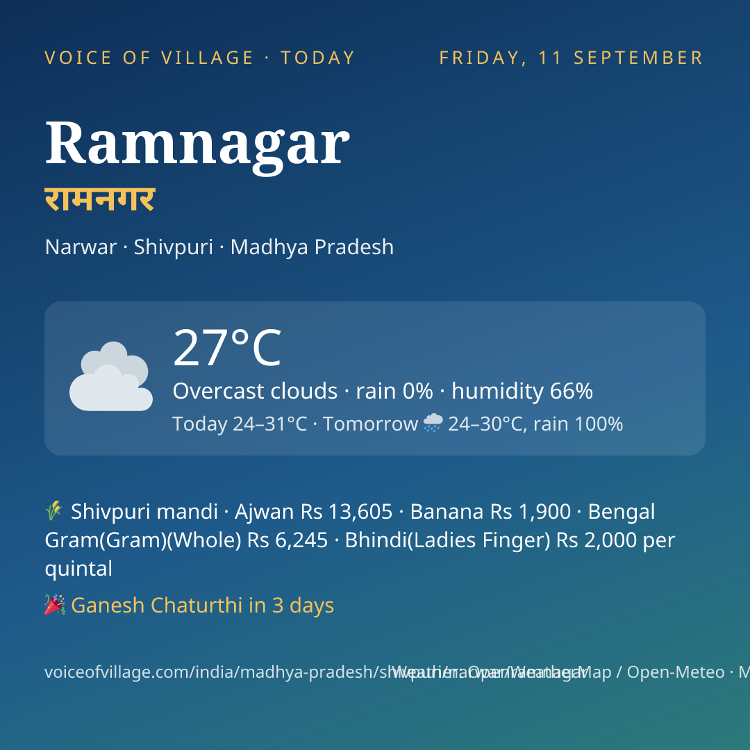 Ramnagar today