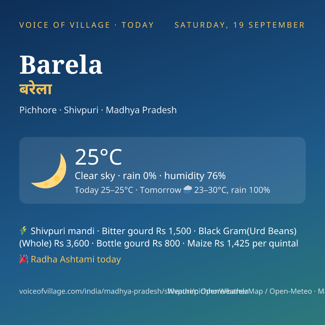Barela today