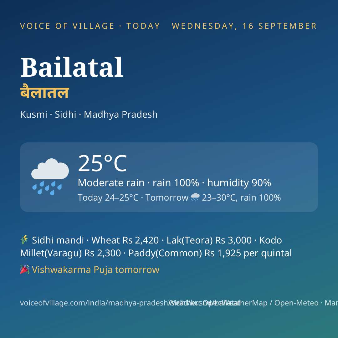 Bailatal today
