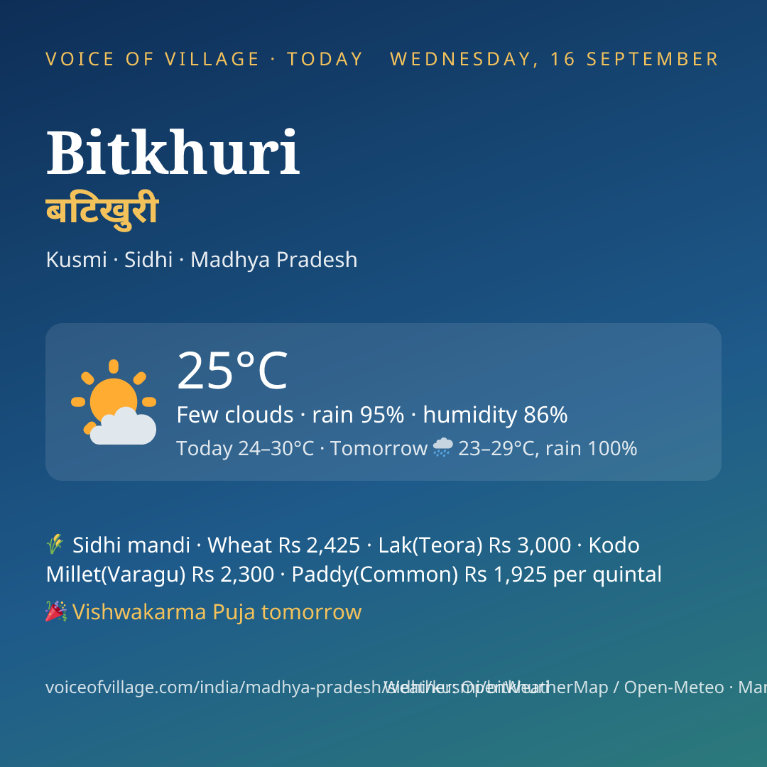 Bitkhuri today