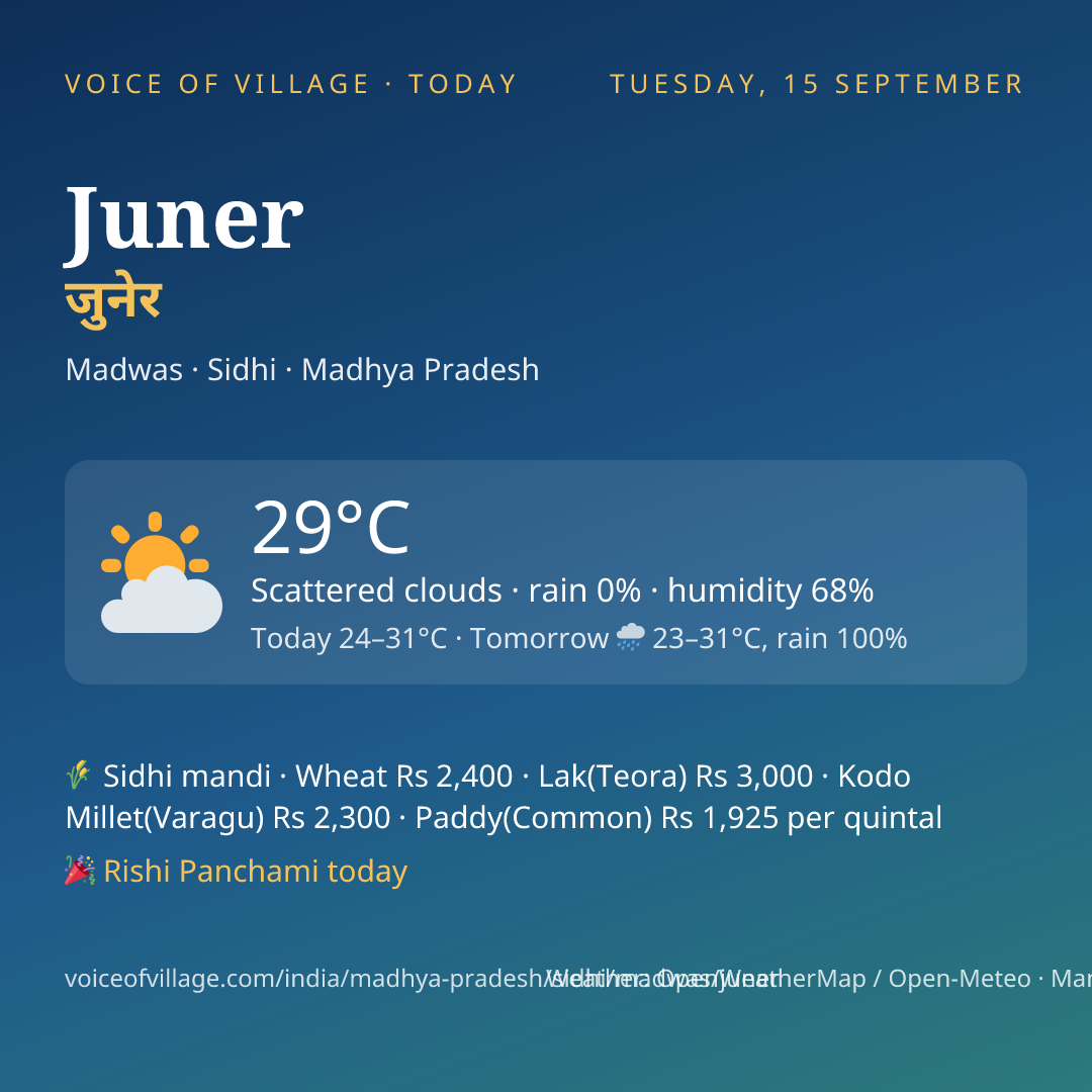 Juner today