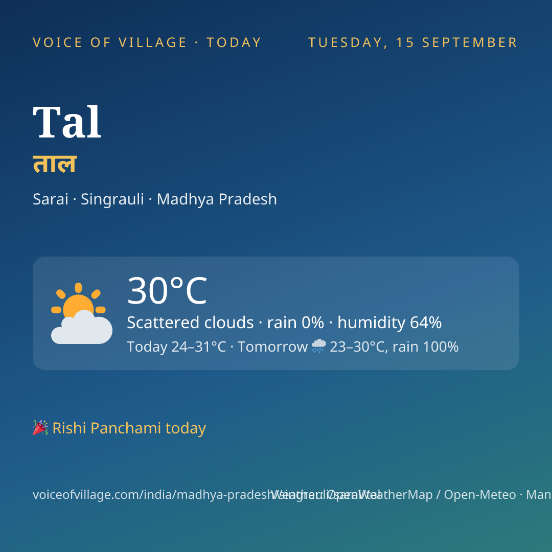 Tal today