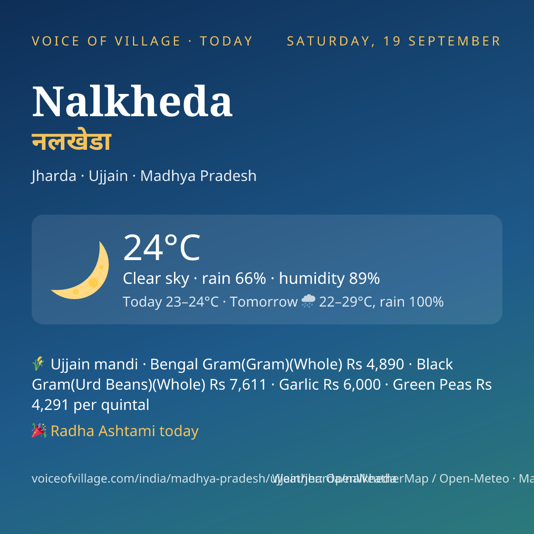 Nalkheda today