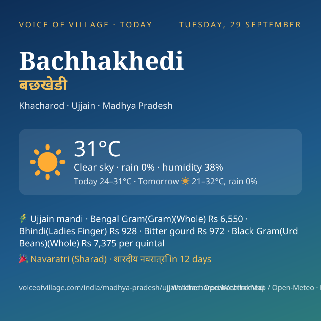 Bachhakhedi today