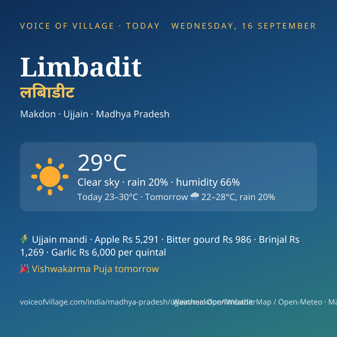 Limbadit today