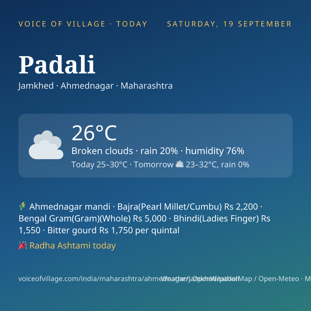 Padali today