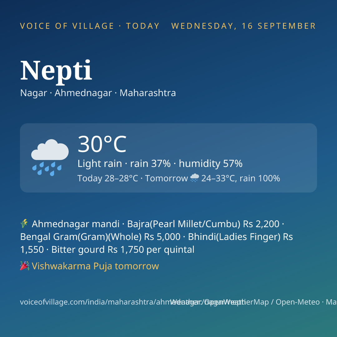 Nepti today