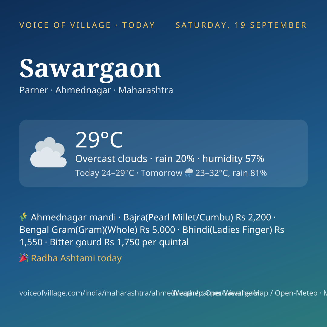Sawargaon today