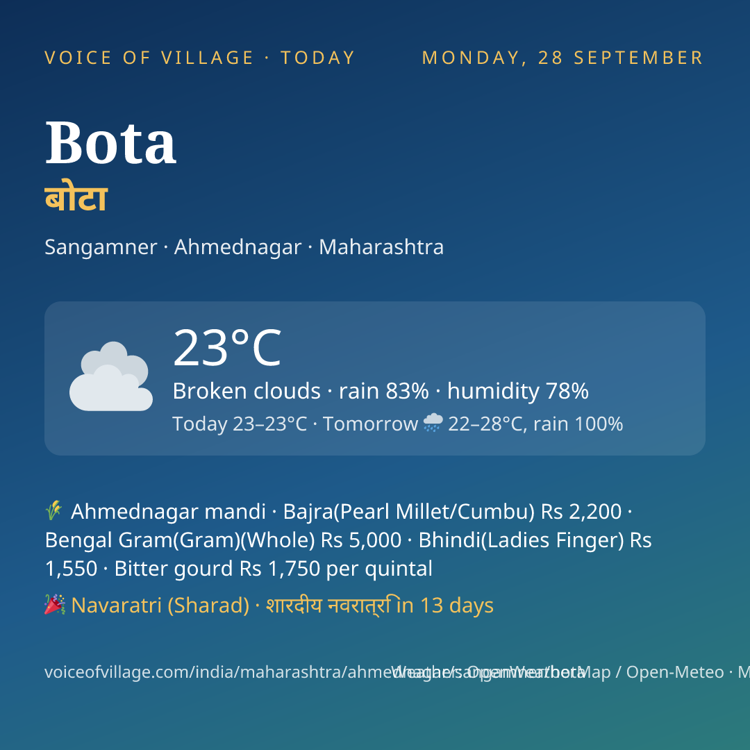 Bota today
