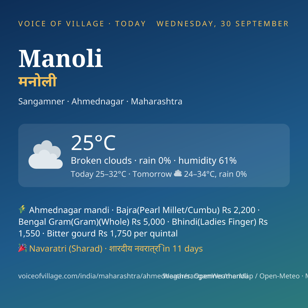 Manoli today
