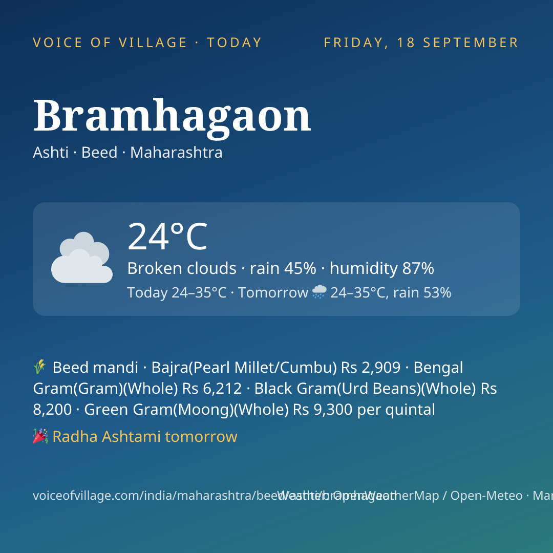 Bramhagaon today