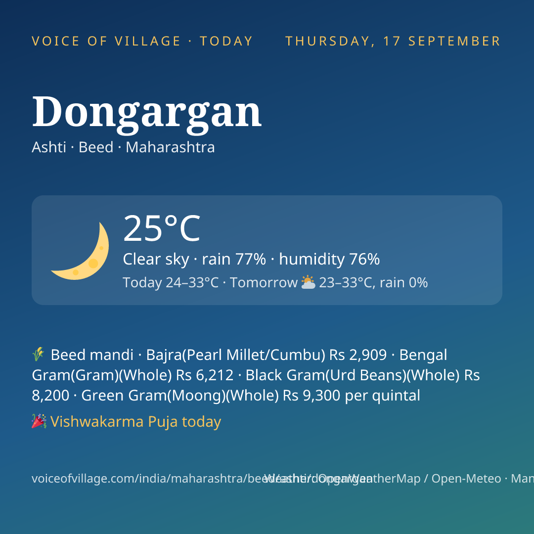 Dongargan today