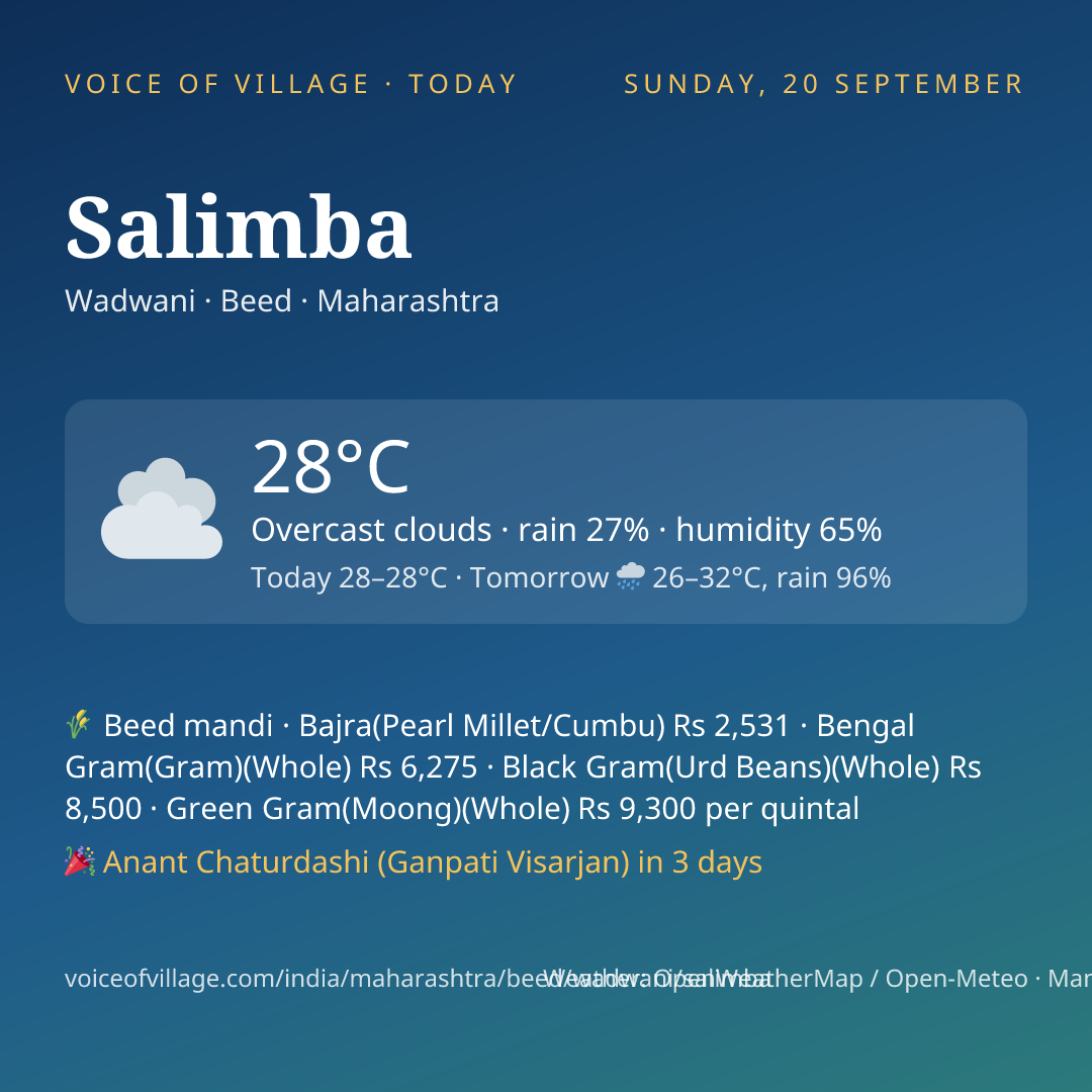Salimba today