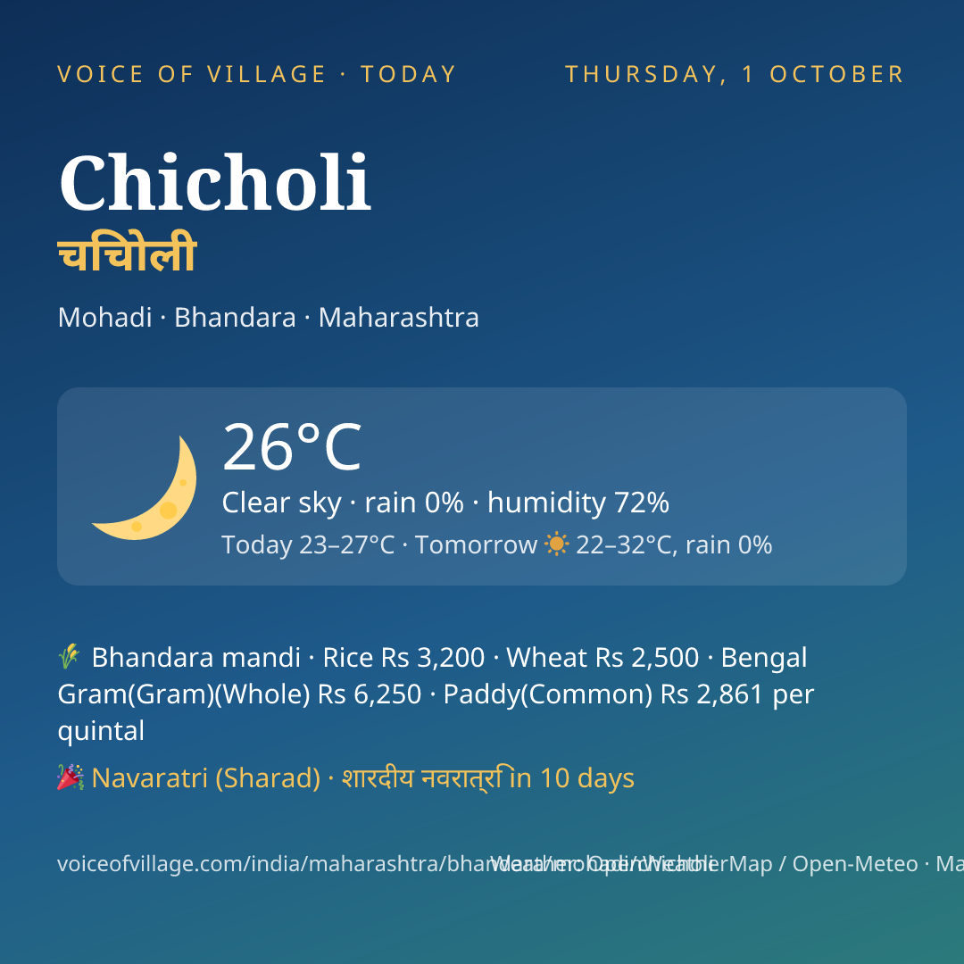 Chicholi today