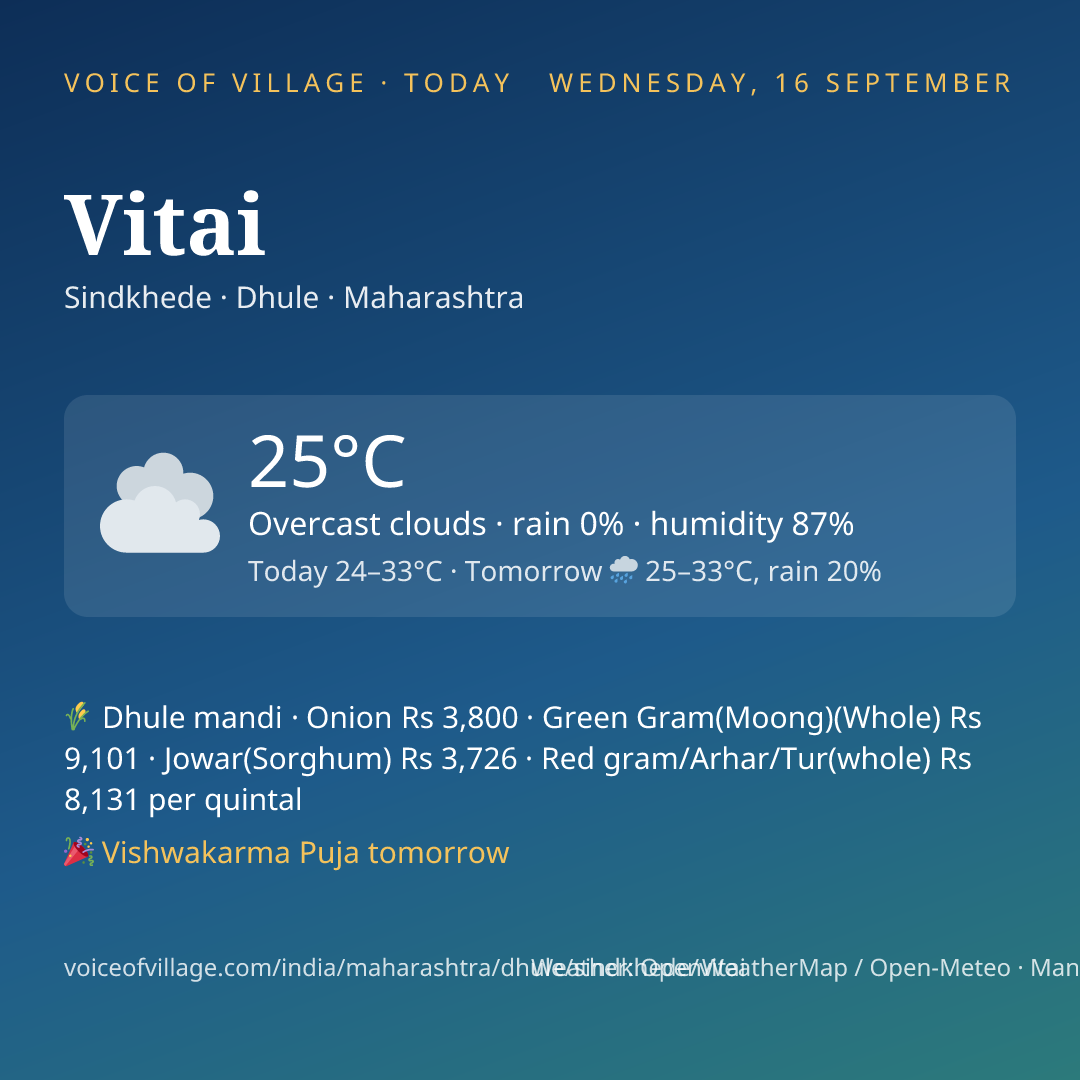 Vitai today