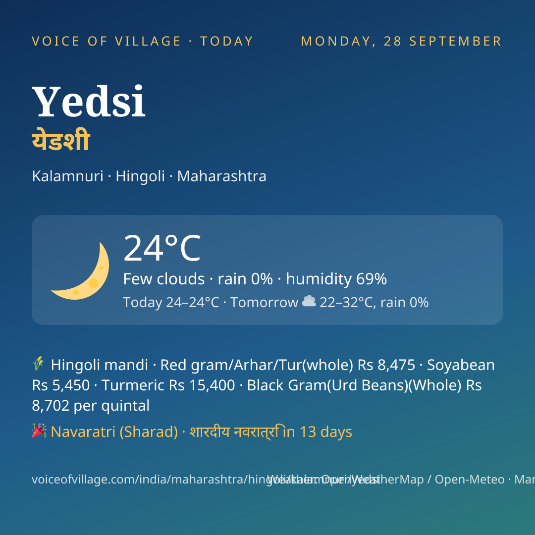 Yedsi today