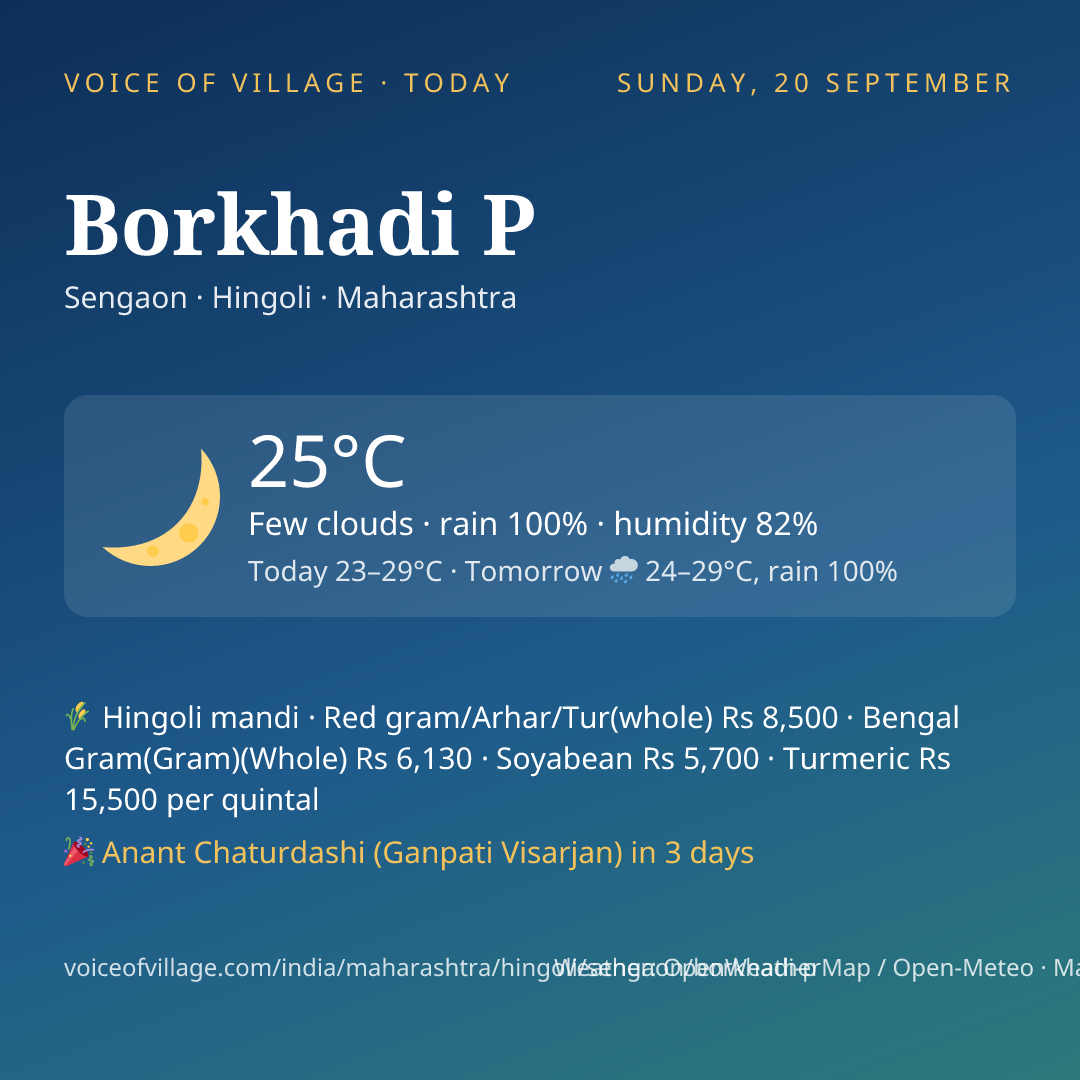 Borkhadi P today