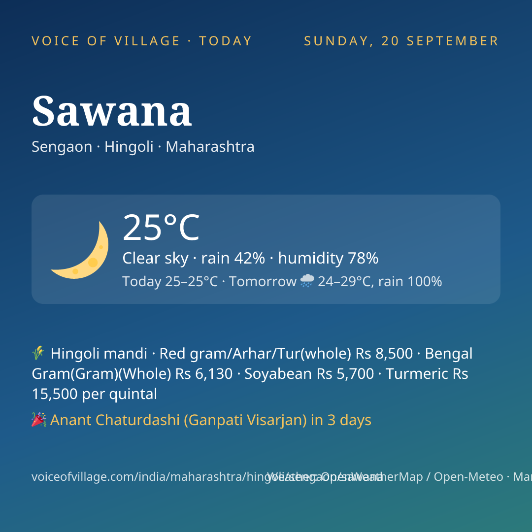 Sawana today