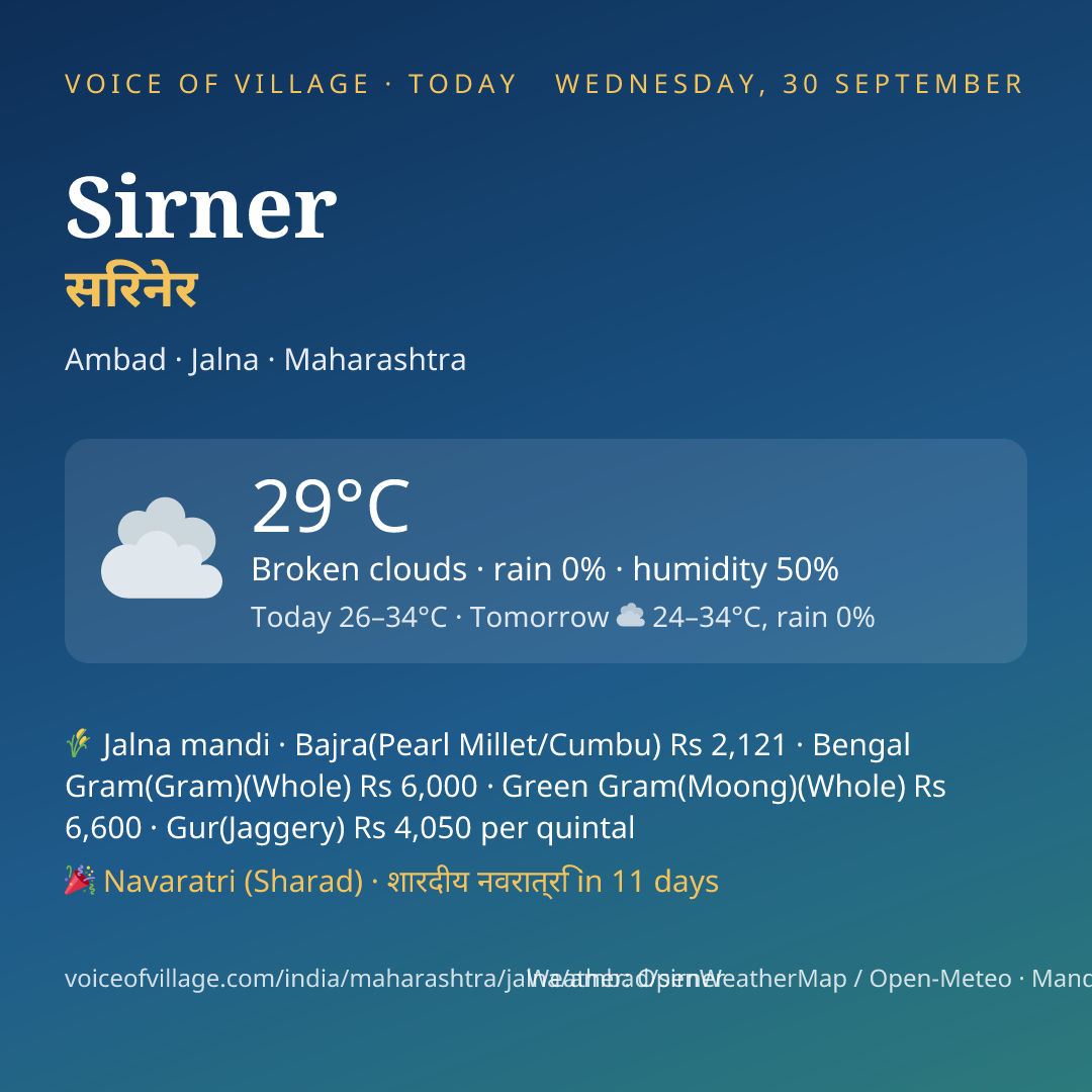 Sirner today