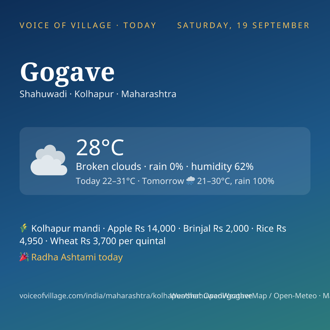 Gogave today