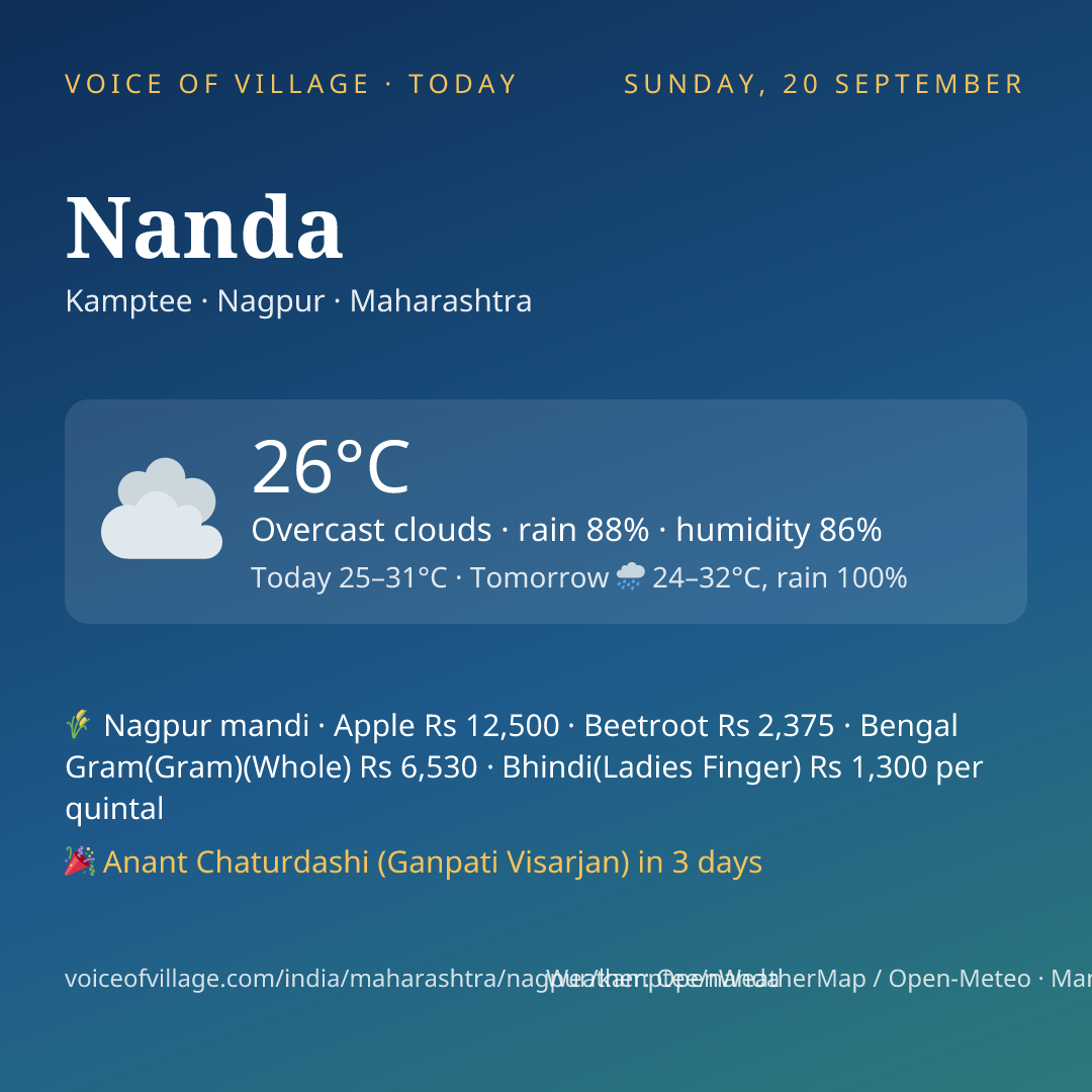Nanda today