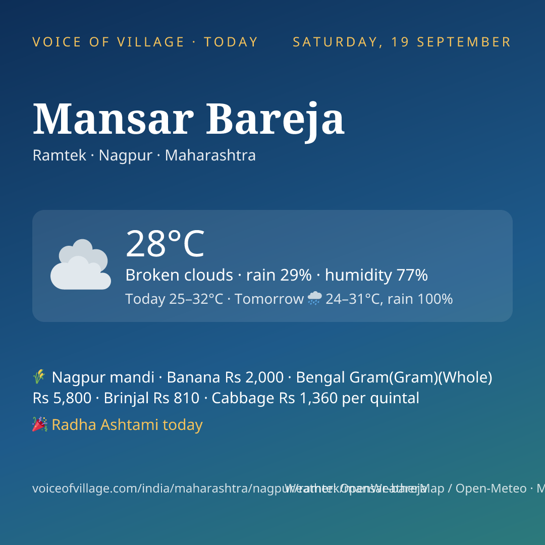 Mansar Bareja today