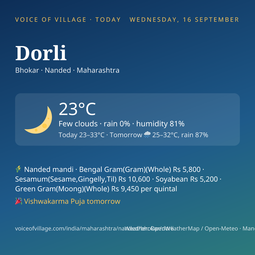 Dorli today