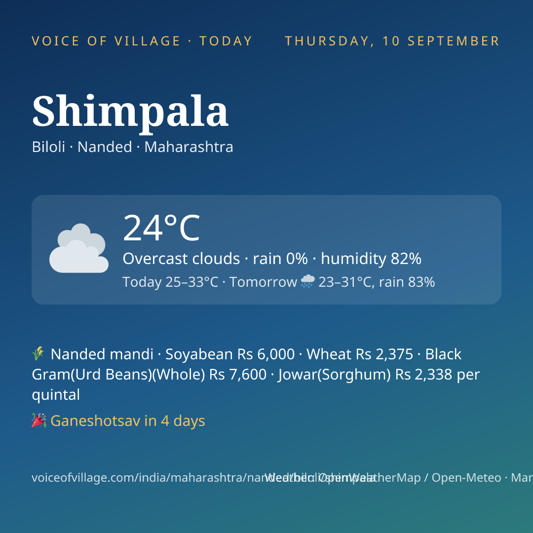 Shimpala today