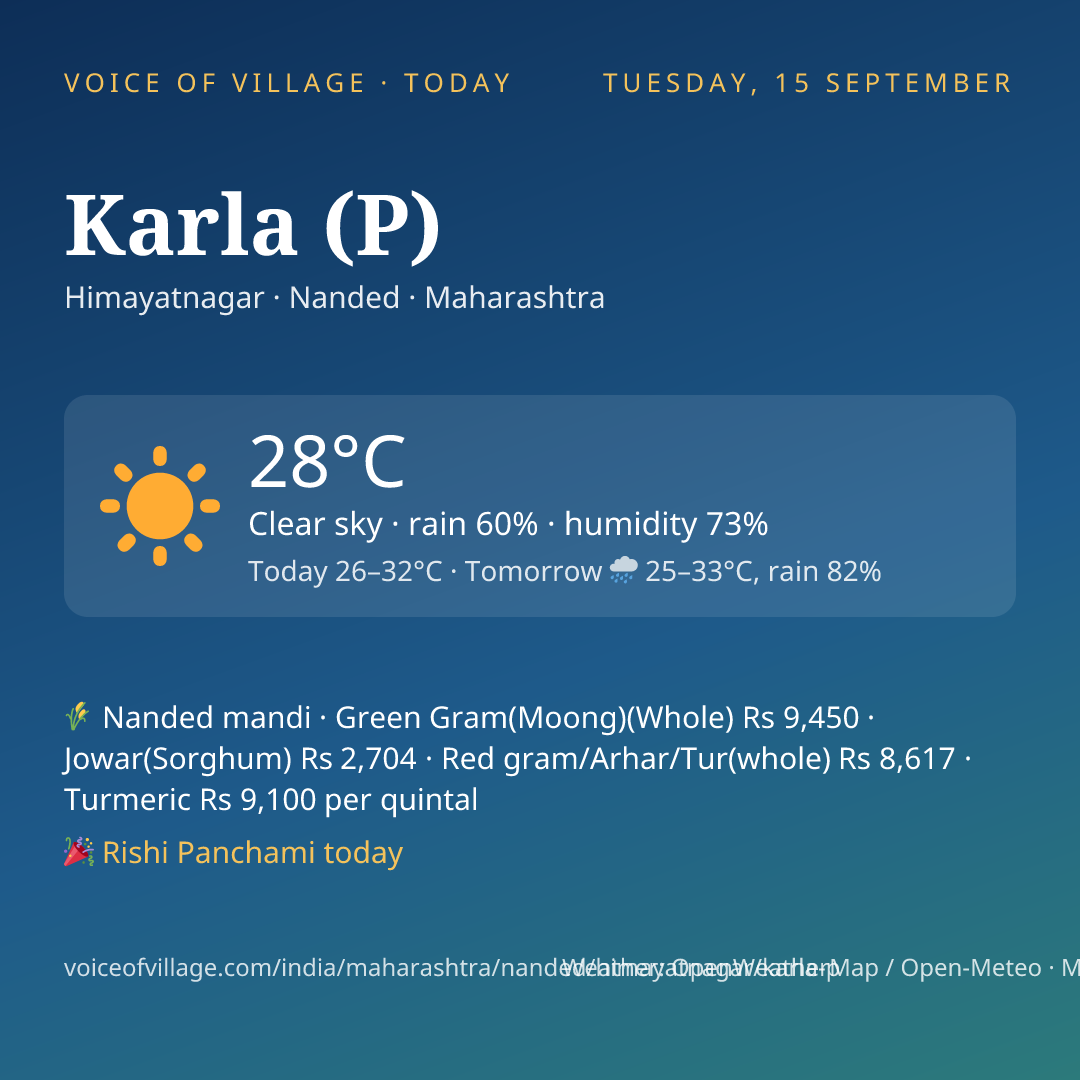 Karla (P) today