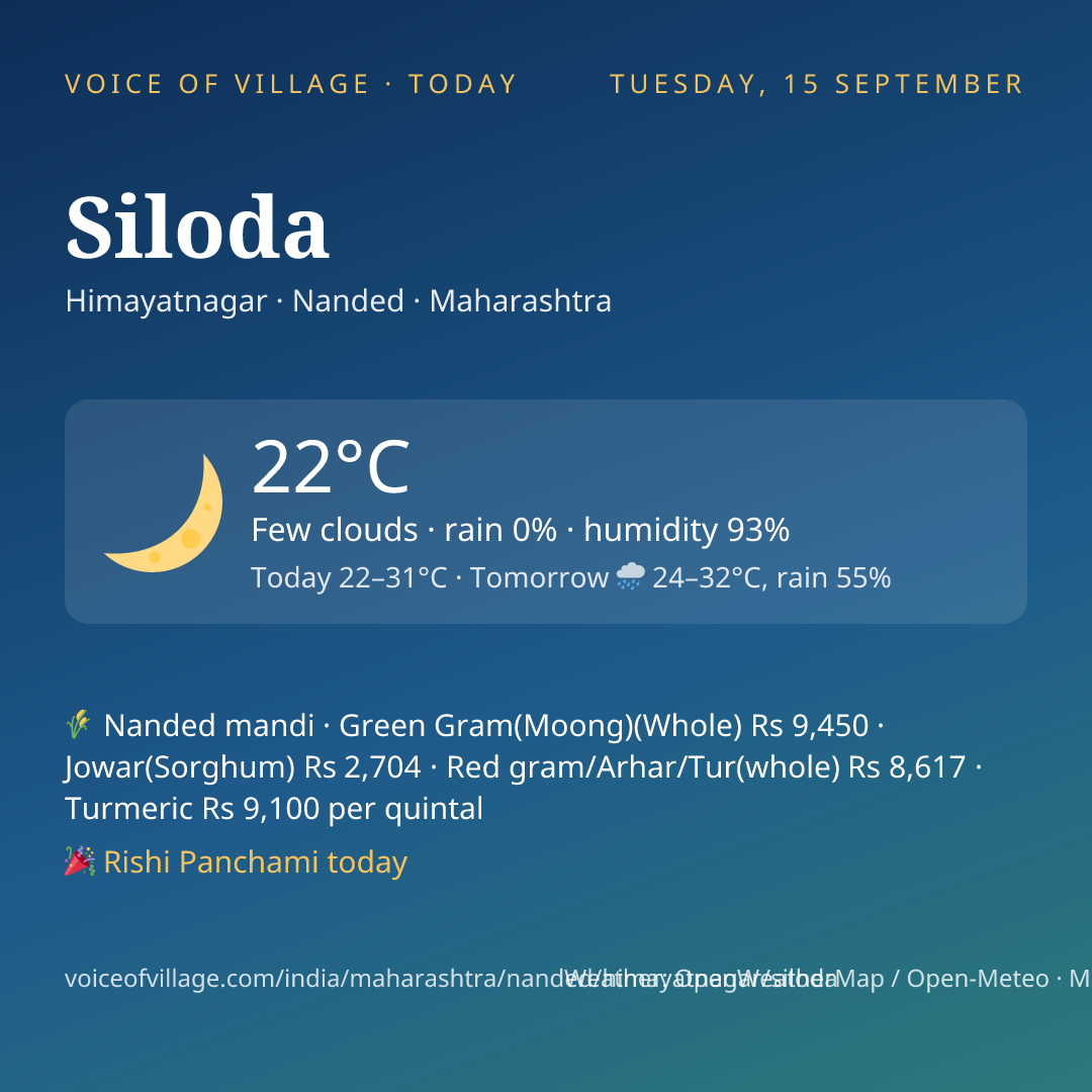 Siloda today