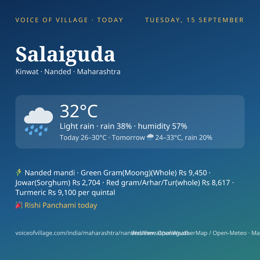 Salaiguda today